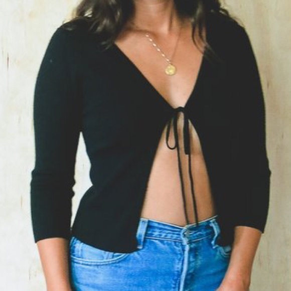 Vintage Sweaters - Vintage Mark Eisen Black Cardigan